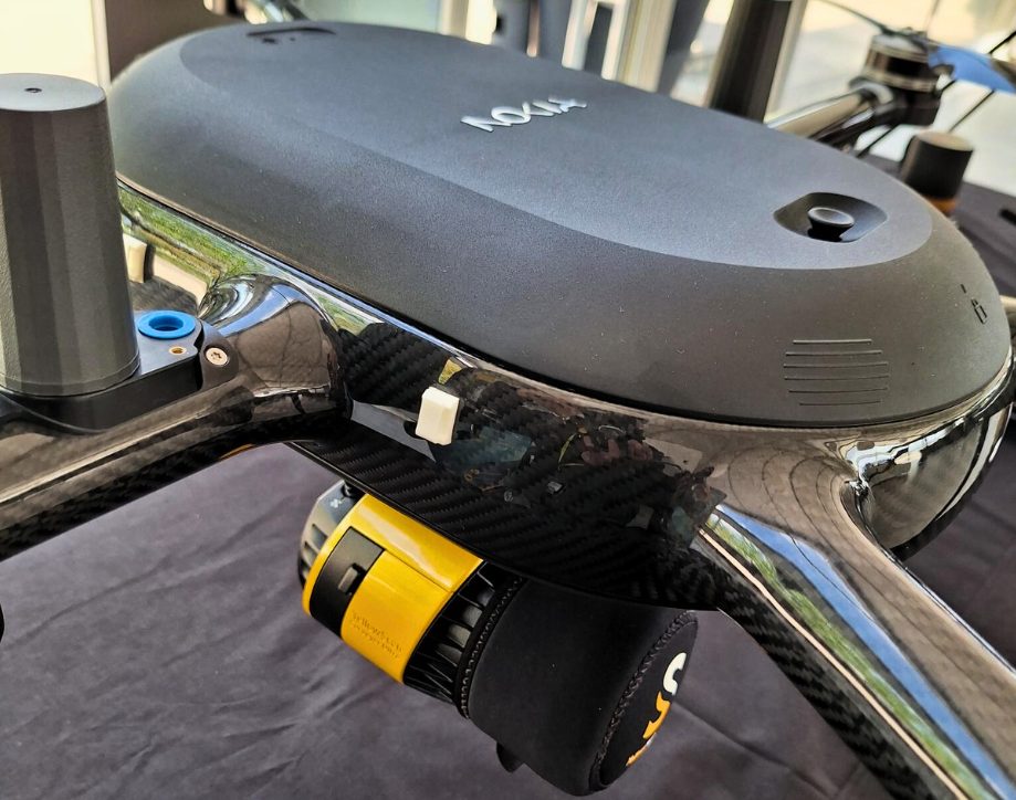 YellowScan Surveyor Ultra mounting on a Nokia drone
